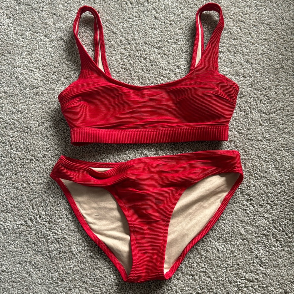 Old navy swim suit!